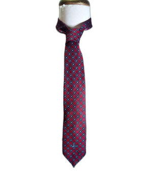 Lavin Men's Tie Vintage 90's Preppy Outerwear Sophisticated Layer Designer
